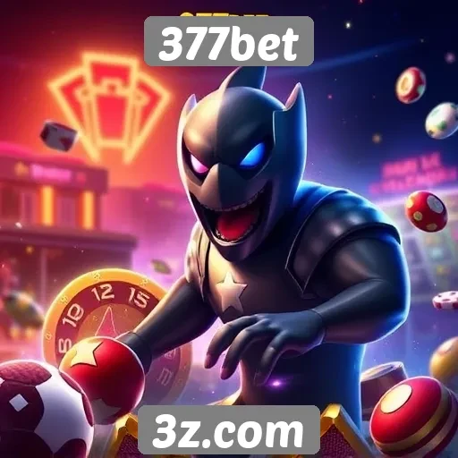 Variedade de jogos disponíveis na plataforma 377bet
